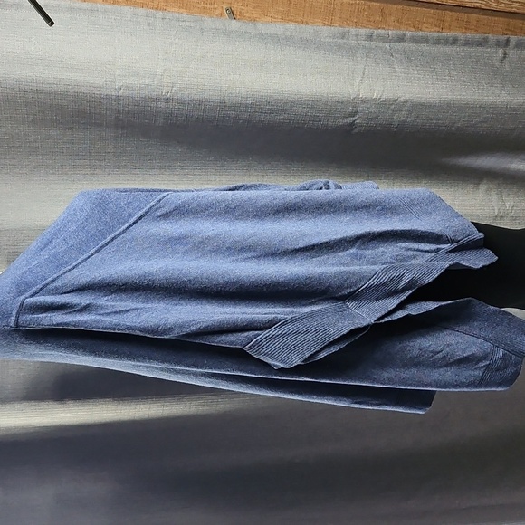 MARLA WAYNE PONCHO / SWEATER KNIT IN BLUE SIZE SML - Picture 4 of 8